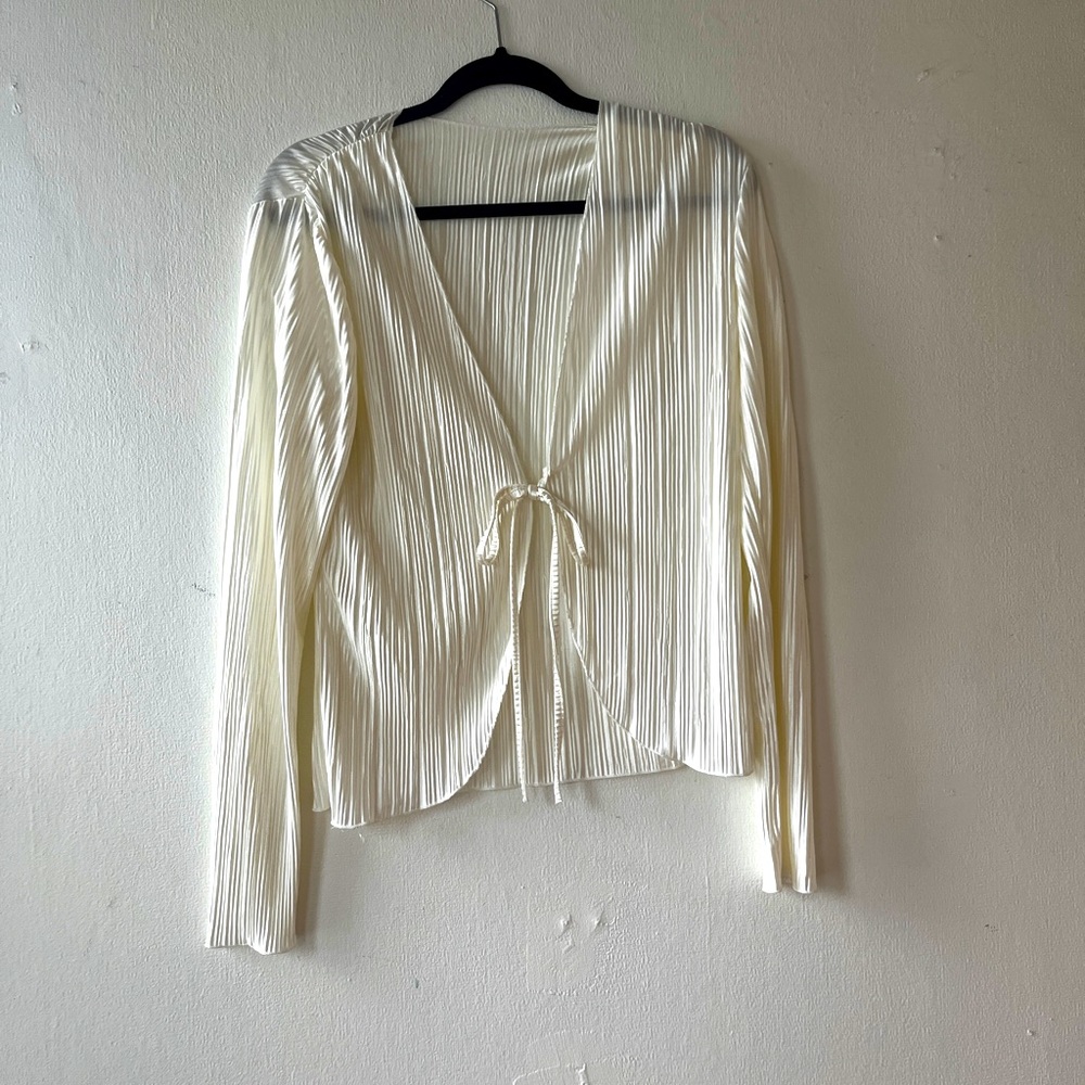 Silk Tie Overshirt